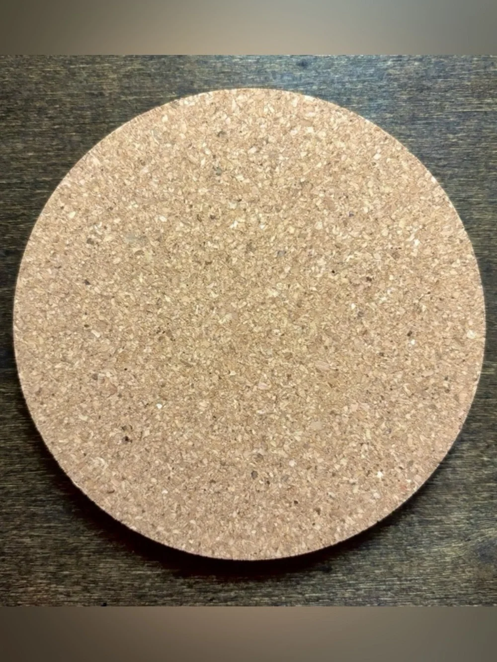 Virgo Zodiac Sign Encircled Laser Engraved Cork Coaster